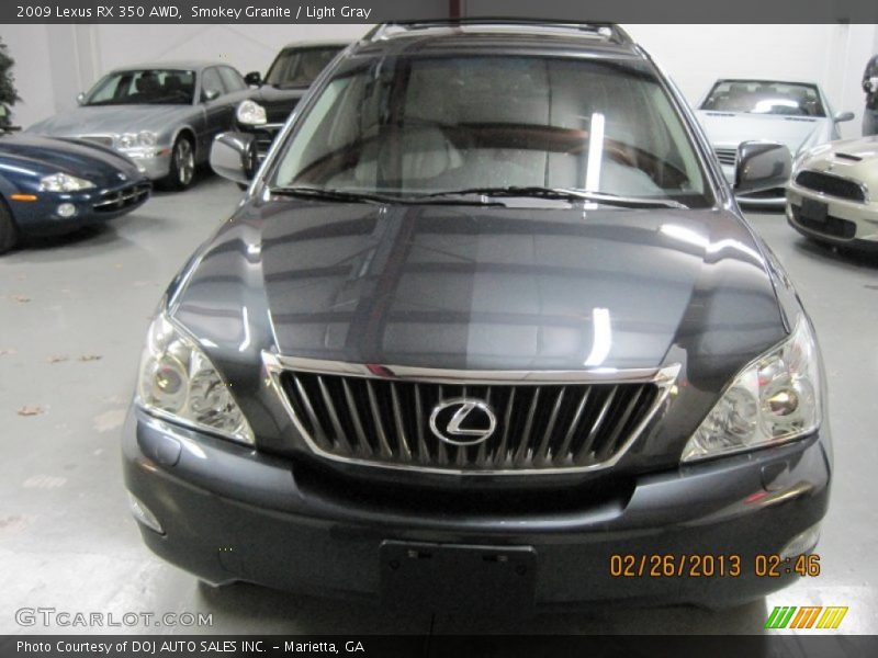 Smokey Granite / Light Gray 2009 Lexus RX 350 AWD