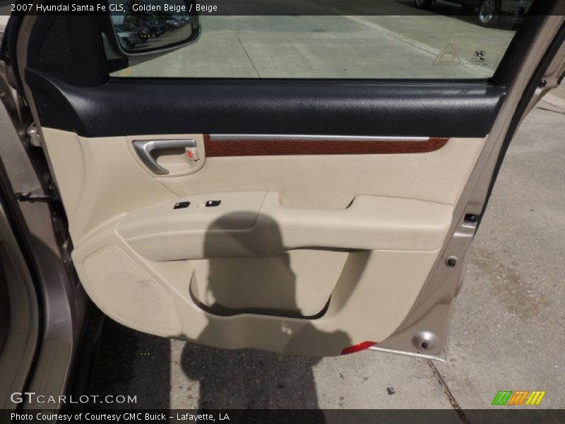 Golden Beige / Beige 2007 Hyundai Santa Fe GLS
