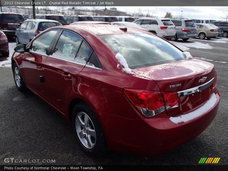Crystal Red Metallic Tintcoat / Jet Black 2013 Chevrolet Cruze LT