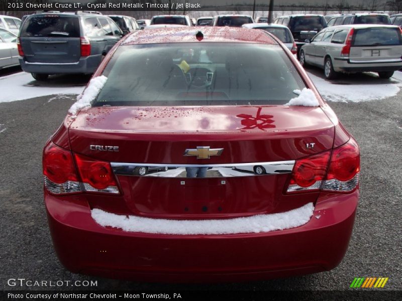 Crystal Red Metallic Tintcoat / Jet Black 2013 Chevrolet Cruze LT