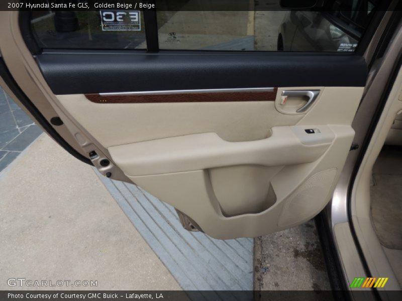 Golden Beige / Beige 2007 Hyundai Santa Fe GLS