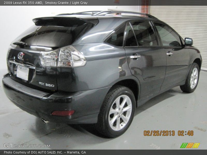 Smokey Granite / Light Gray 2009 Lexus RX 350 AWD