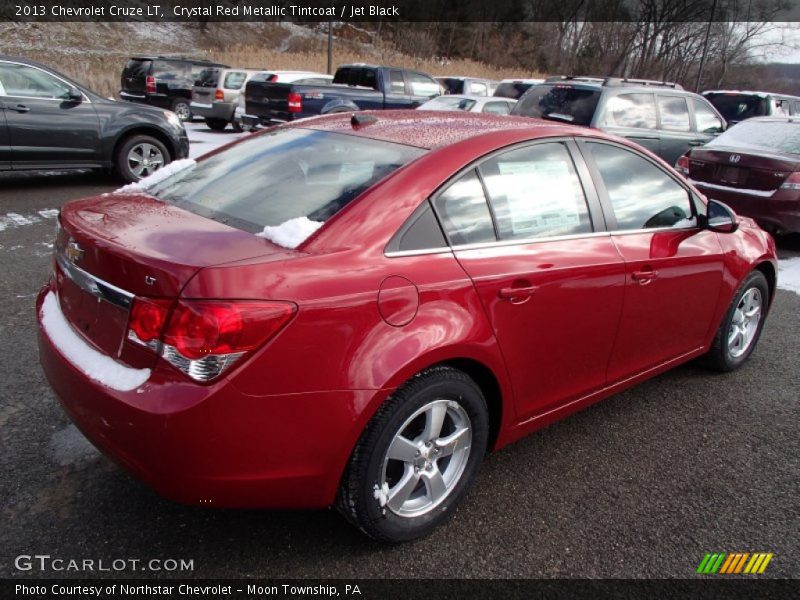 Crystal Red Metallic Tintcoat / Jet Black 2013 Chevrolet Cruze LT