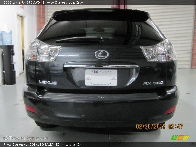 Smokey Granite / Light Gray 2009 Lexus RX 350 AWD