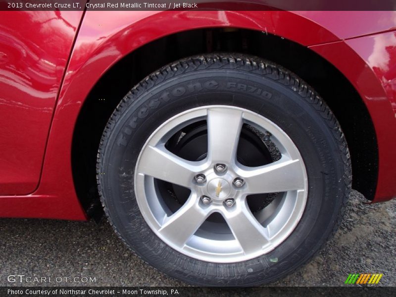 Crystal Red Metallic Tintcoat / Jet Black 2013 Chevrolet Cruze LT