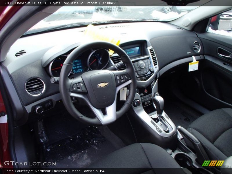 Crystal Red Metallic Tintcoat / Jet Black 2013 Chevrolet Cruze LT