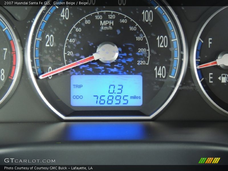 Golden Beige / Beige 2007 Hyundai Santa Fe GLS