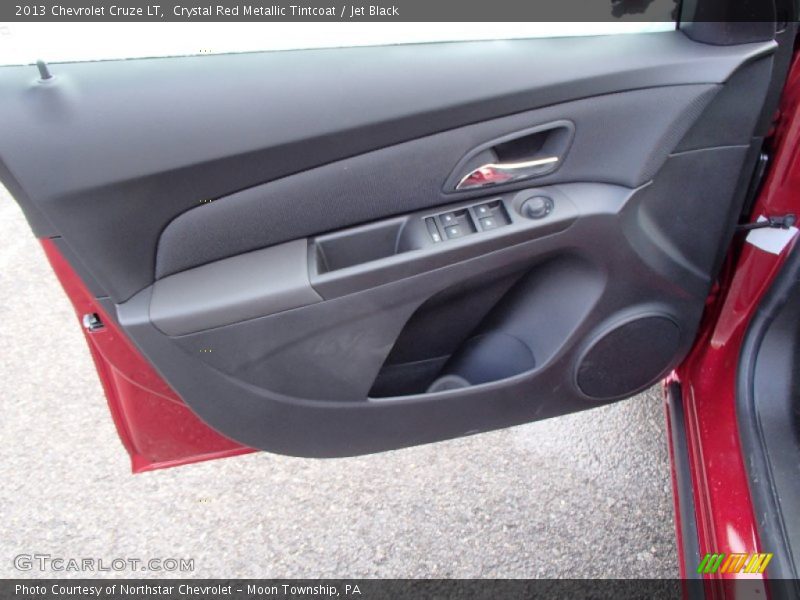 Crystal Red Metallic Tintcoat / Jet Black 2013 Chevrolet Cruze LT