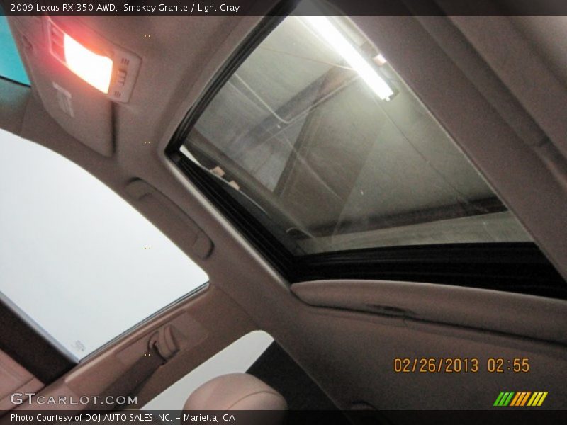 Smokey Granite / Light Gray 2009 Lexus RX 350 AWD
