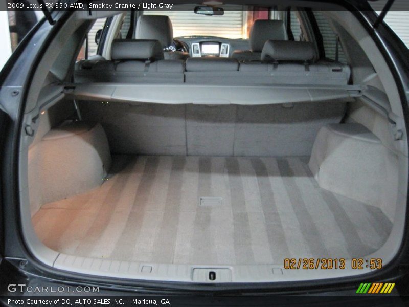 Smokey Granite / Light Gray 2009 Lexus RX 350 AWD