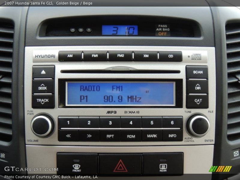 Audio System of 2007 Santa Fe GLS