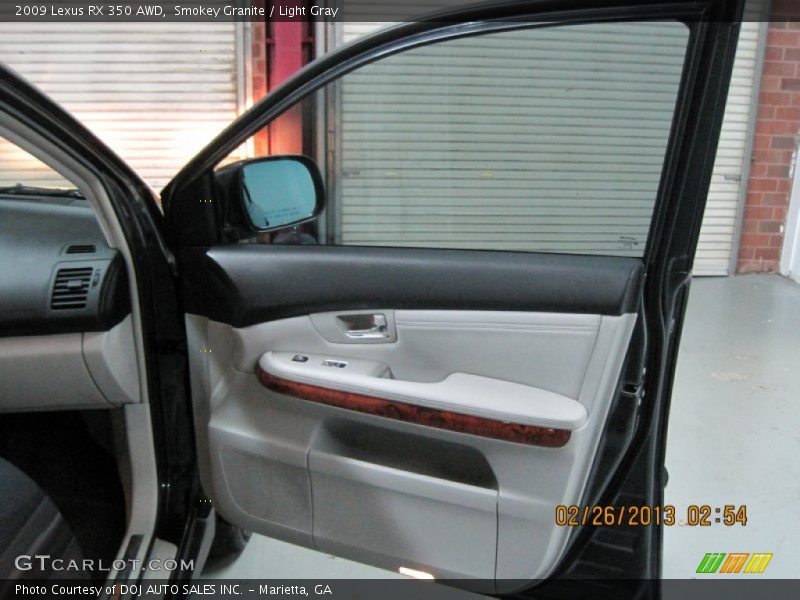 Smokey Granite / Light Gray 2009 Lexus RX 350 AWD
