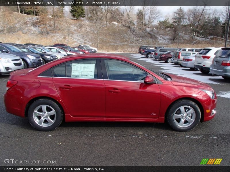 Crystal Red Metallic Tintcoat / Jet Black 2013 Chevrolet Cruze LT/RS