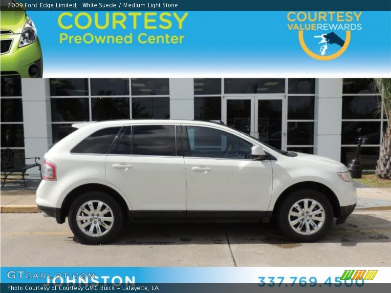 White Suede / Medium Light Stone 2009 Ford Edge Limited