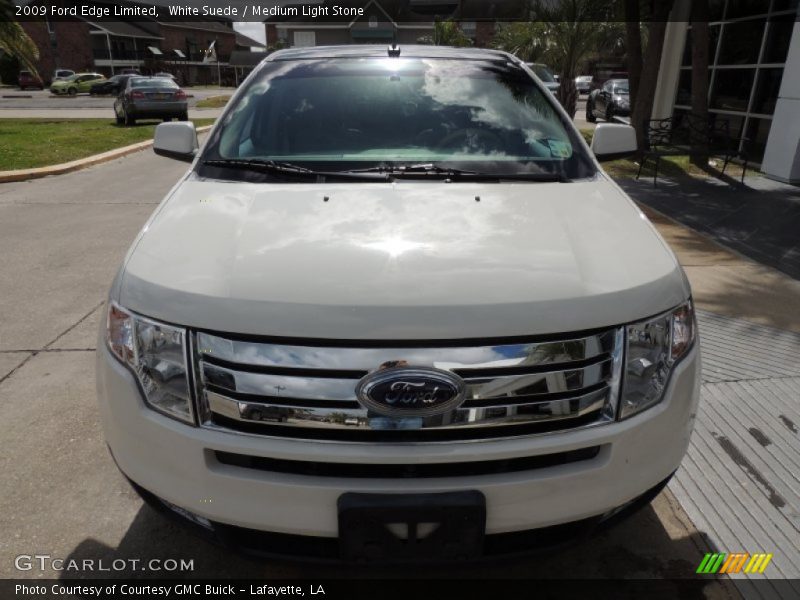 White Suede / Medium Light Stone 2009 Ford Edge Limited