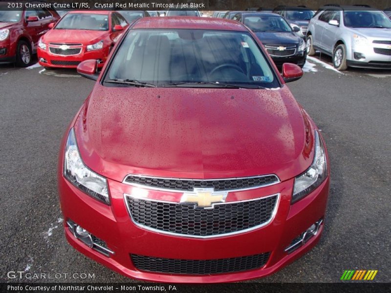 Crystal Red Metallic Tintcoat / Jet Black 2013 Chevrolet Cruze LT/RS