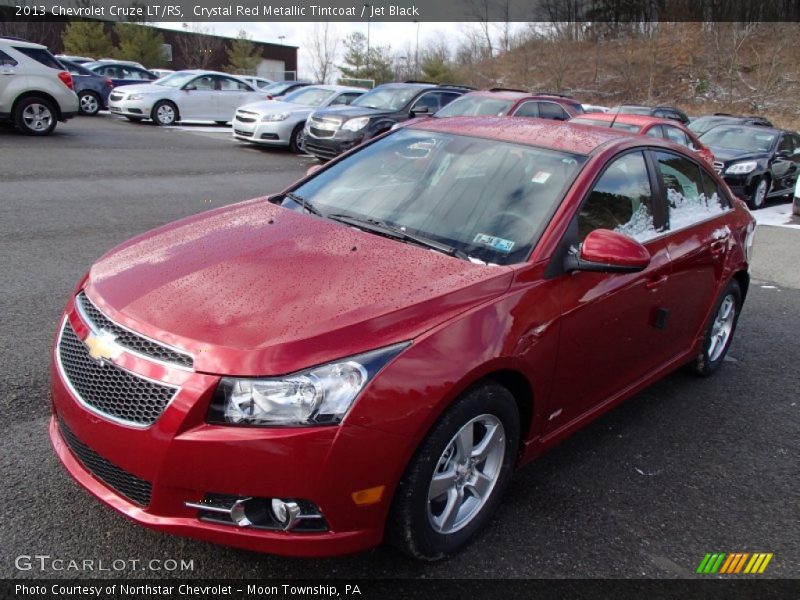 Crystal Red Metallic Tintcoat / Jet Black 2013 Chevrolet Cruze LT/RS