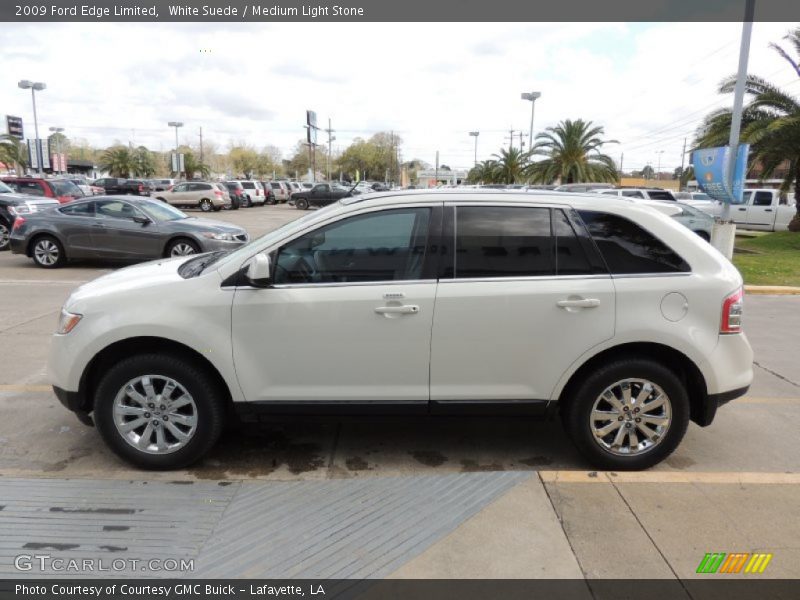 White Suede / Medium Light Stone 2009 Ford Edge Limited