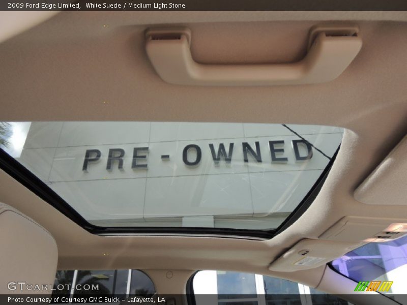 White Suede / Medium Light Stone 2009 Ford Edge Limited