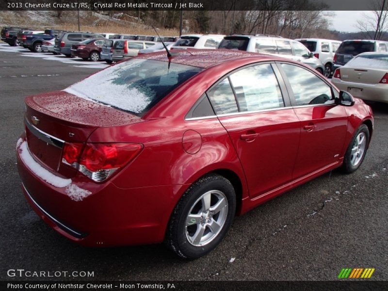 Crystal Red Metallic Tintcoat / Jet Black 2013 Chevrolet Cruze LT/RS