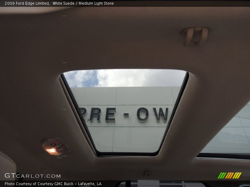 White Suede / Medium Light Stone 2009 Ford Edge Limited