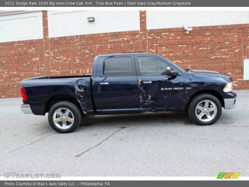 True Blue Pearl / Dark Slate Gray/Medium Graystone 2012 Dodge Ram 1500 Big Horn Crew Cab 4x4