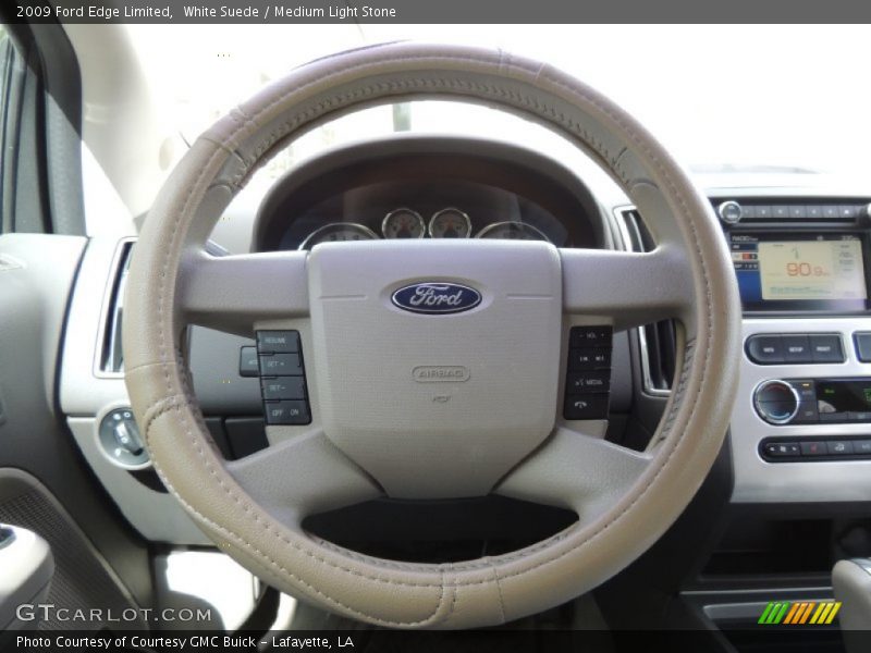 White Suede / Medium Light Stone 2009 Ford Edge Limited
