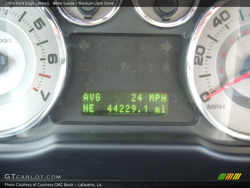White Suede / Medium Light Stone 2009 Ford Edge Limited