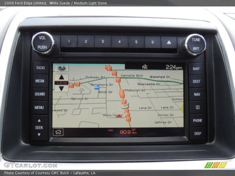 Navigation of 2009 Edge Limited