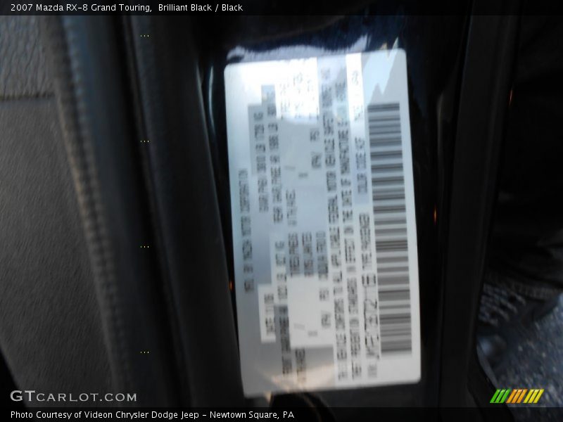 Brilliant Black / Black 2007 Mazda RX-8 Grand Touring