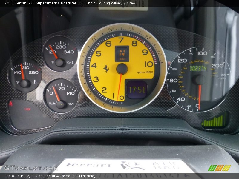  2005 575 Superamerica Roadster F1 Roadster F1 Gauges