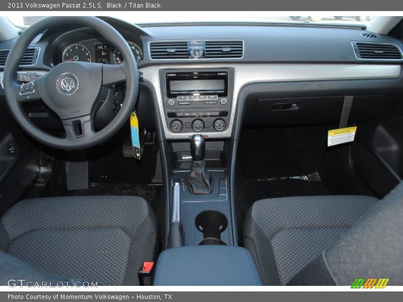Black / Titan Black 2013 Volkswagen Passat 2.5L S