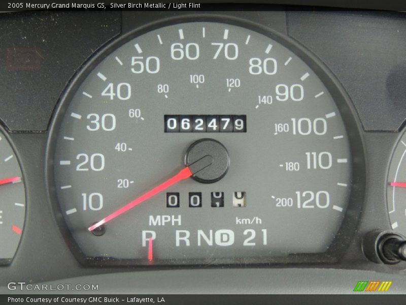Silver Birch Metallic / Light Flint 2005 Mercury Grand Marquis GS