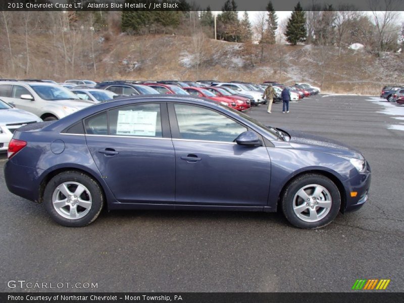 Atlantis Blue Metallic / Jet Black 2013 Chevrolet Cruze LT