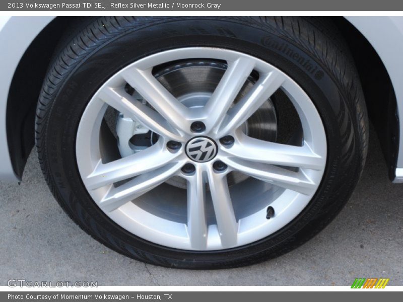 Reflex Silver Metallic / Moonrock Gray 2013 Volkswagen Passat TDI SEL