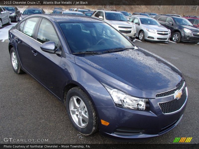 Atlantis Blue Metallic / Jet Black 2013 Chevrolet Cruze LT