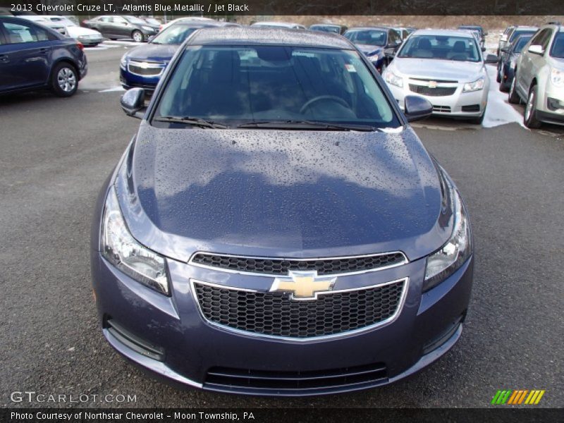 Atlantis Blue Metallic / Jet Black 2013 Chevrolet Cruze LT