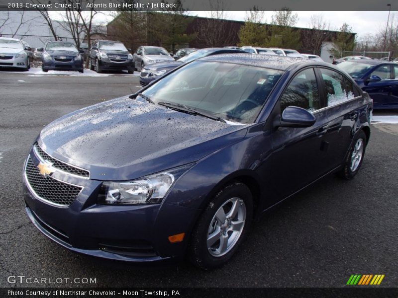 Atlantis Blue Metallic / Jet Black 2013 Chevrolet Cruze LT