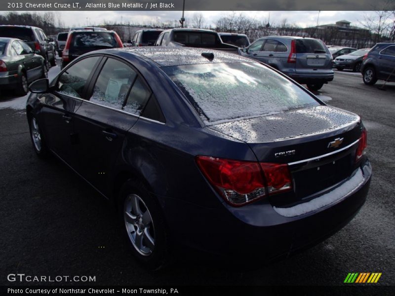 Atlantis Blue Metallic / Jet Black 2013 Chevrolet Cruze LT