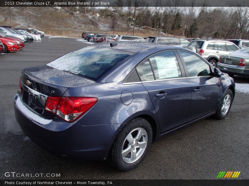 Atlantis Blue Metallic / Jet Black 2013 Chevrolet Cruze LT