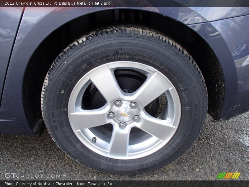 Atlantis Blue Metallic / Jet Black 2013 Chevrolet Cruze LT