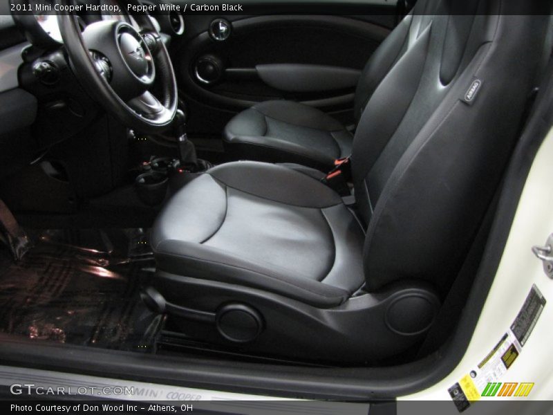 Pepper White / Carbon Black 2011 Mini Cooper Hardtop