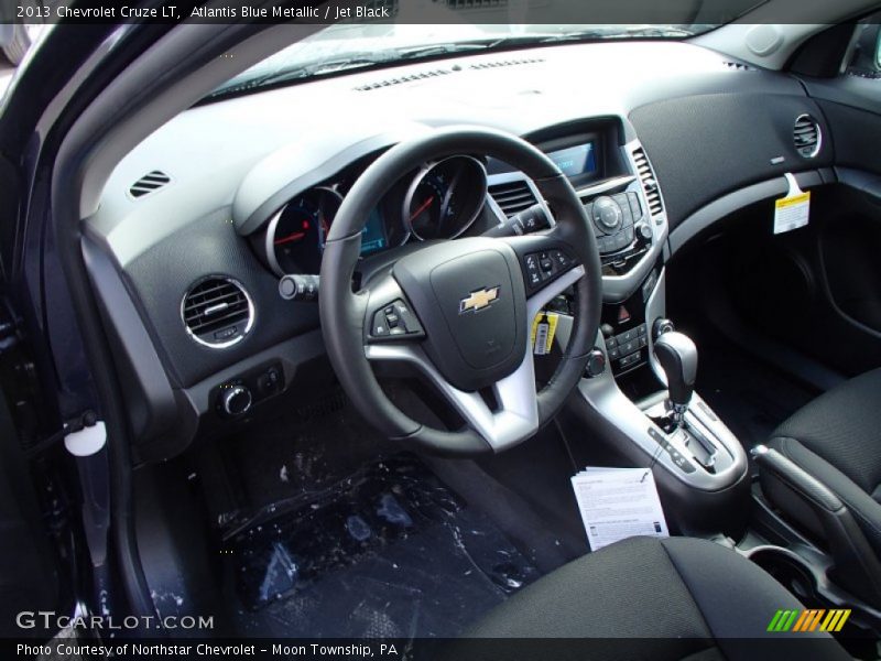 Atlantis Blue Metallic / Jet Black 2013 Chevrolet Cruze LT