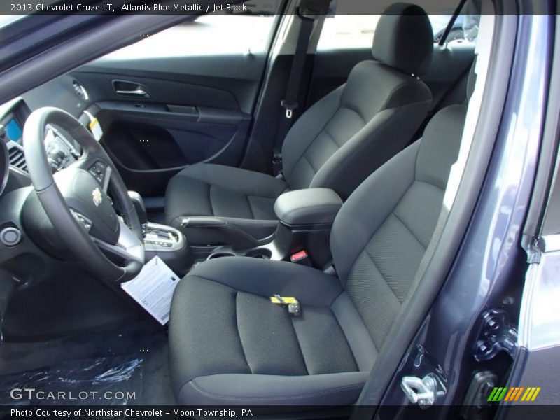Atlantis Blue Metallic / Jet Black 2013 Chevrolet Cruze LT