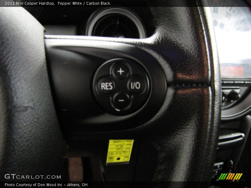 Pepper White / Carbon Black 2011 Mini Cooper Hardtop