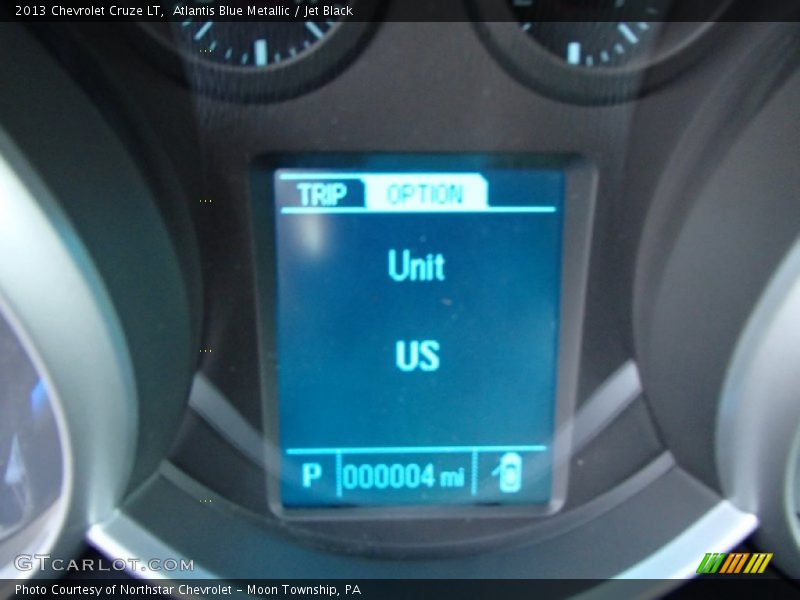 Atlantis Blue Metallic / Jet Black 2013 Chevrolet Cruze LT