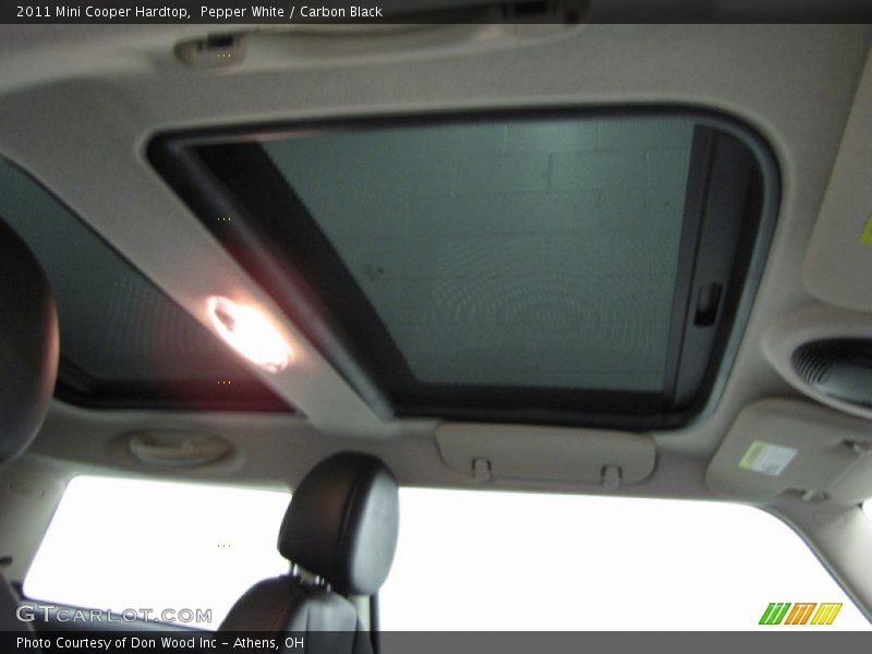 Pepper White / Carbon Black 2011 Mini Cooper Hardtop