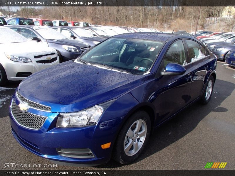 Blue Topaz Metallic / Jet Black 2013 Chevrolet Cruze LT