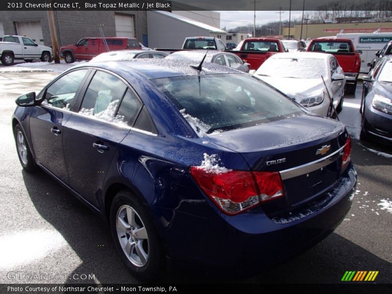 Blue Topaz Metallic / Jet Black 2013 Chevrolet Cruze LT