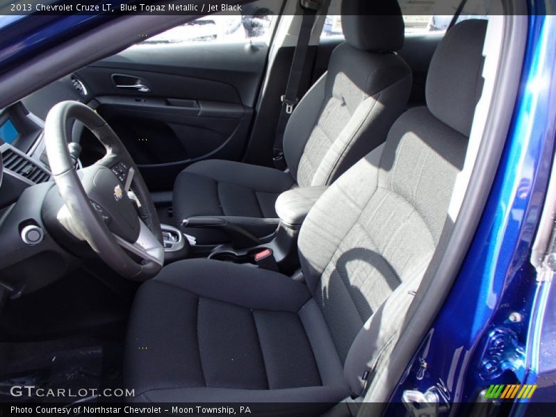 Blue Topaz Metallic / Jet Black 2013 Chevrolet Cruze LT